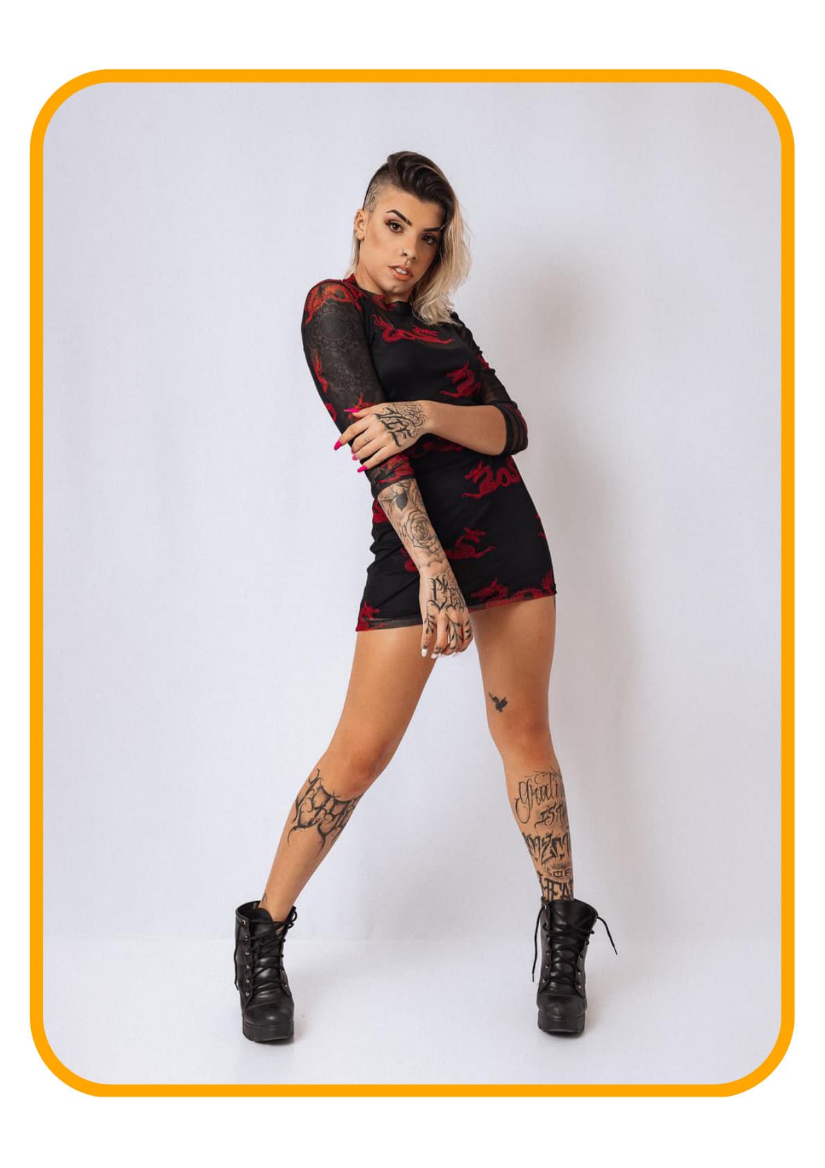 Referência de pose 2 para fashion, coleção Fashion